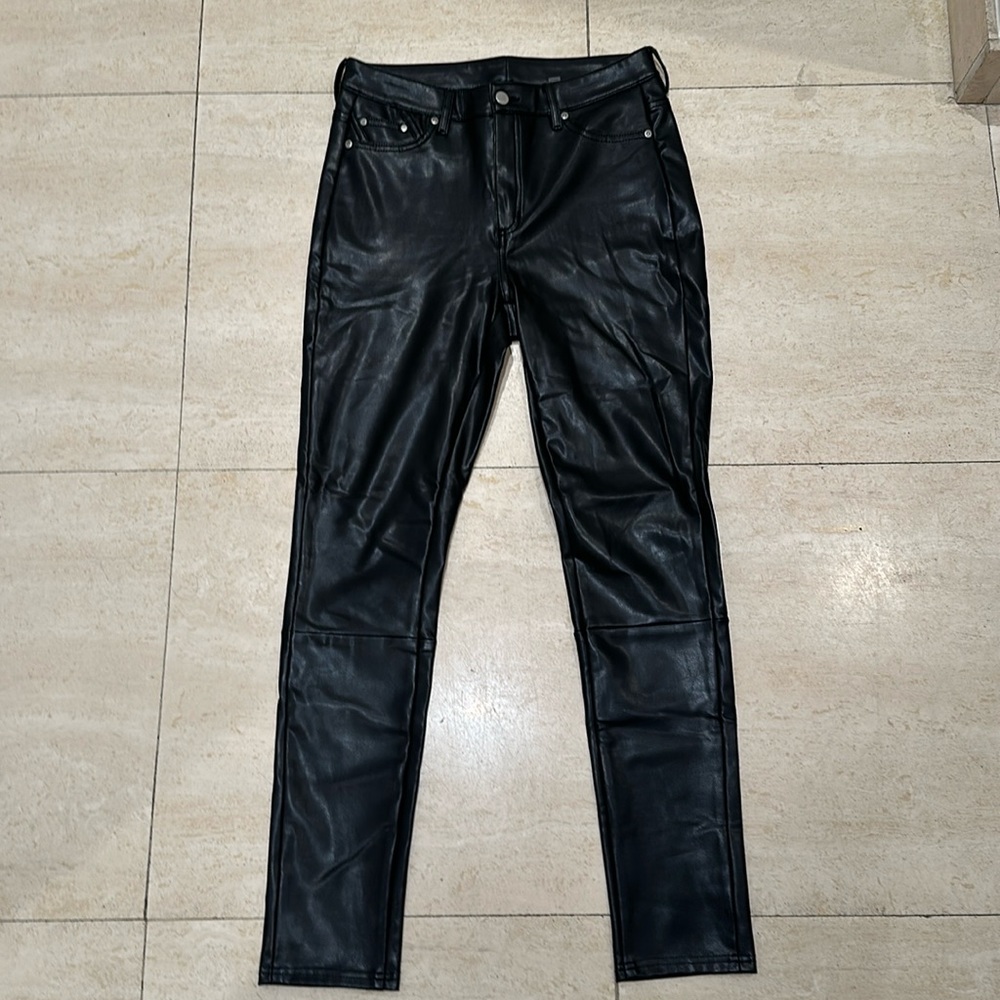 Bagatelle NYC black leather pants, size small